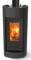 Thermorossi Kaminofen CHIC EVO Wood 10 kW Keramik Schwarz